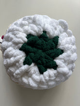 Load image into Gallery viewer, Round Petal Pillows, Chenille Yarn, 14&quot; (various colors)