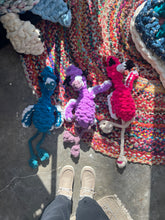 Load image into Gallery viewer, Flamingo stuffies, chenille yarn [ready to ship]