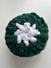 Load image into Gallery viewer, Round Petal Pillows, Chenille Yarn, 14&quot; (various colors)